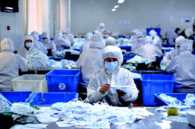 超2000萬只口罩支援抗疫最前線